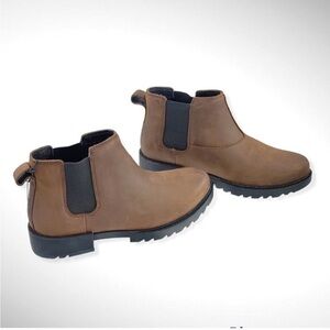 Sorel Emilie Tobacco Brown Ankle Boots